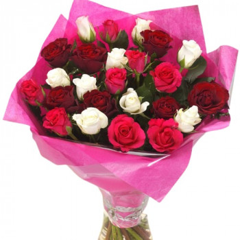 Bouquet of roses Secret Garden 50 cm (25 роз)